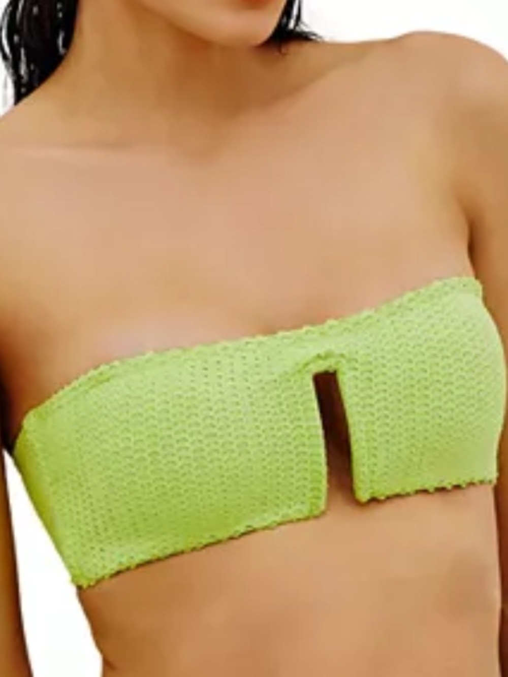 ViX Paula Hermanny
Scales Sandy Bandeau Bikini Top in Lime NWT - Picture 13 of 13